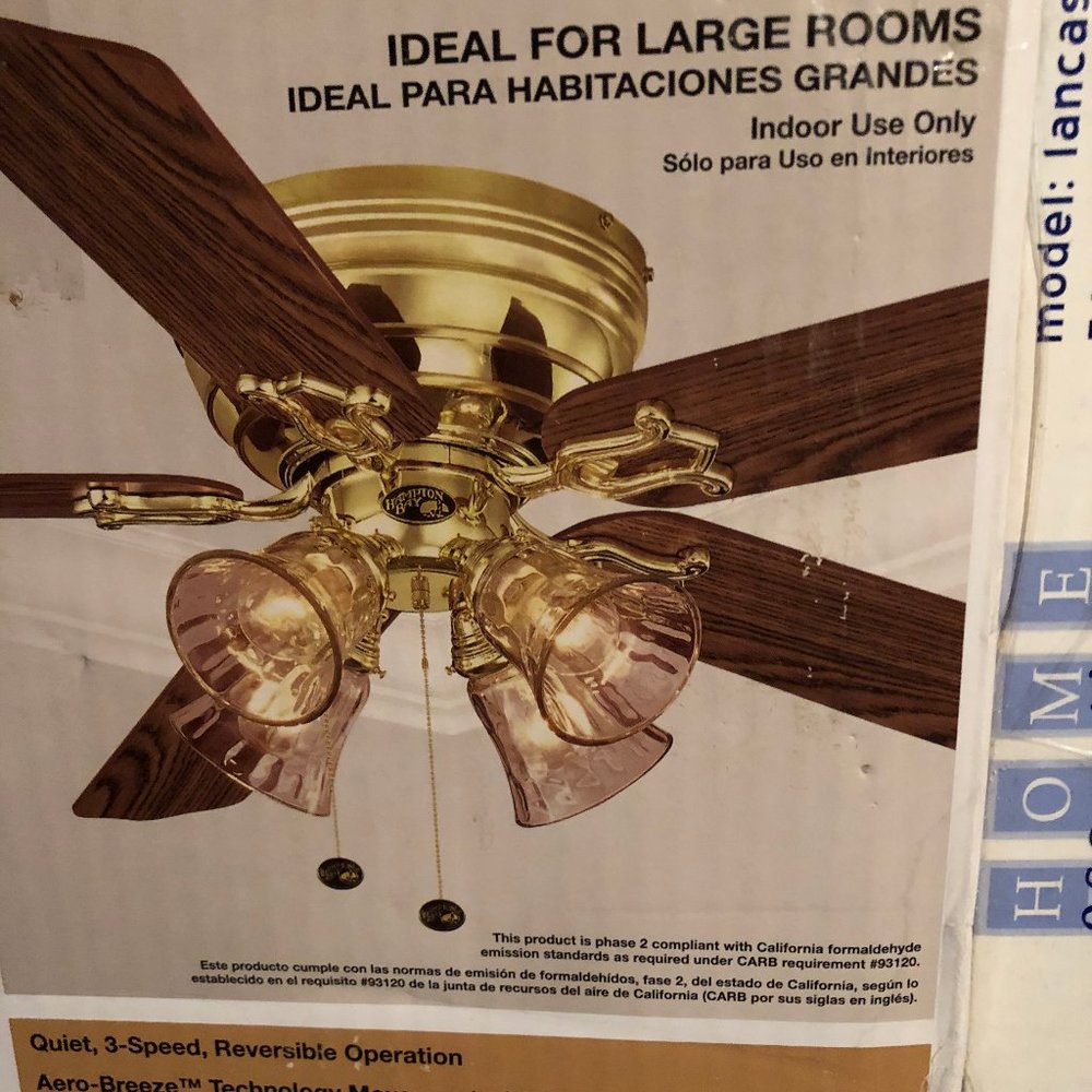Hampton Bay 52" Ceiling Fan  (H-8)